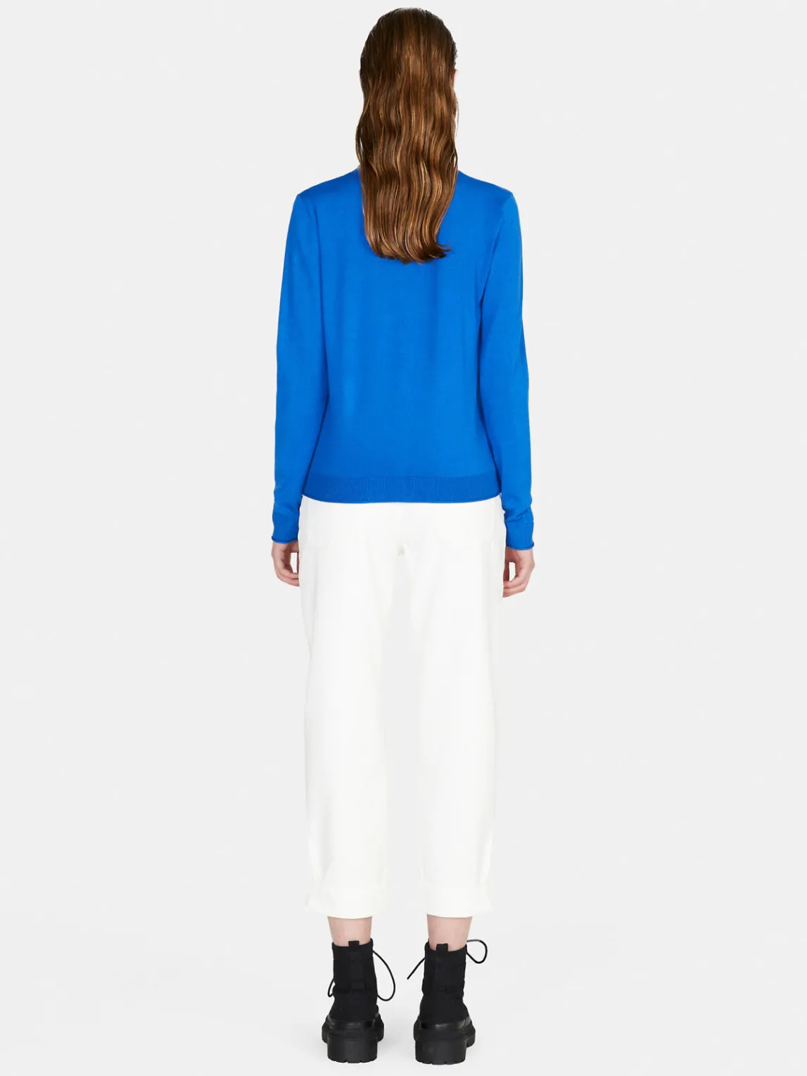 Women Sisley Jumpers & Knitwear<Solid Color Cardigan
