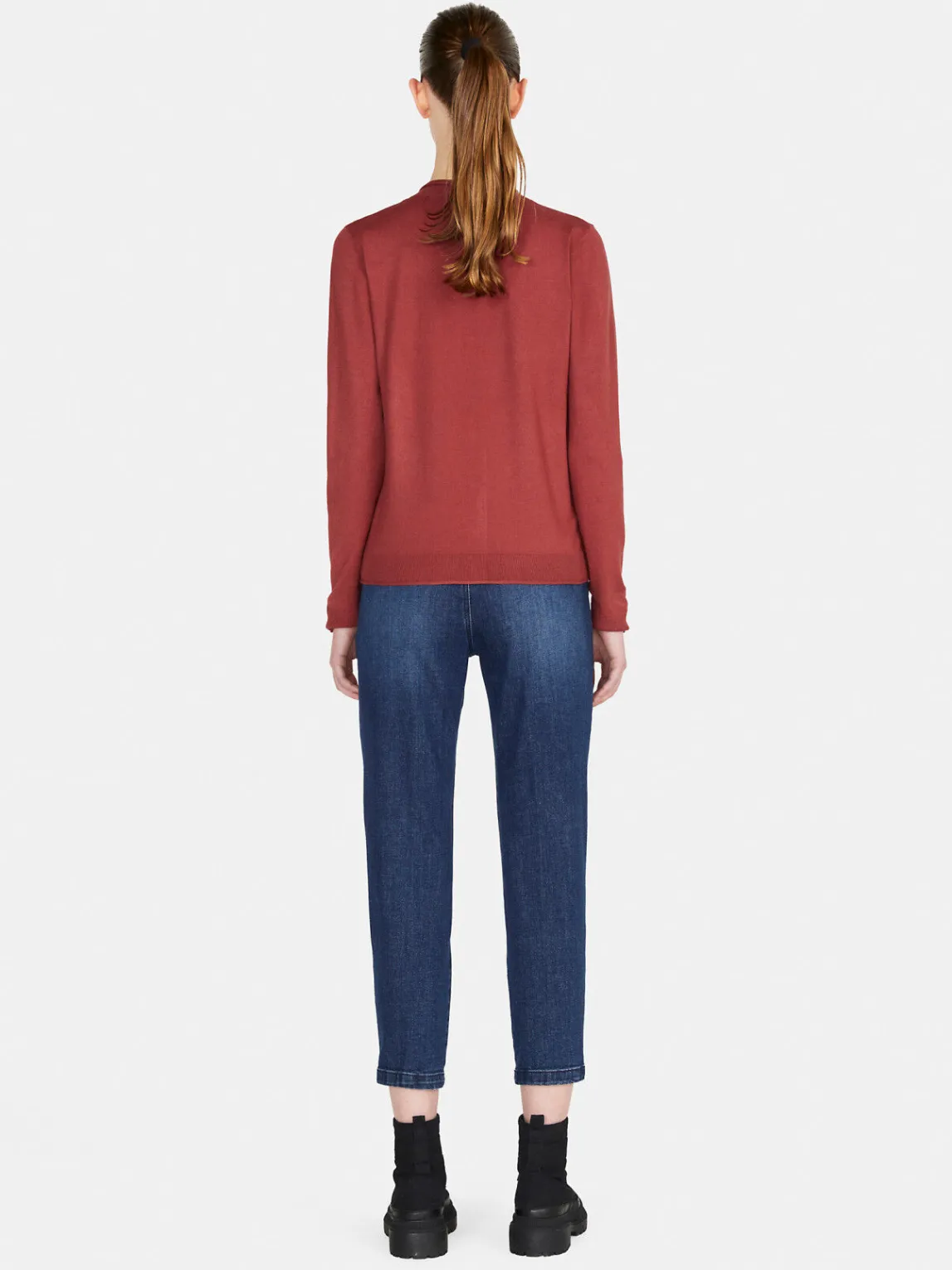 Women Sisley Jumpers & Knitwear<Solid Color Cardigan