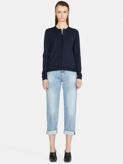Women Sisley Jumpers & Knitwear<Solid Color Cardigan