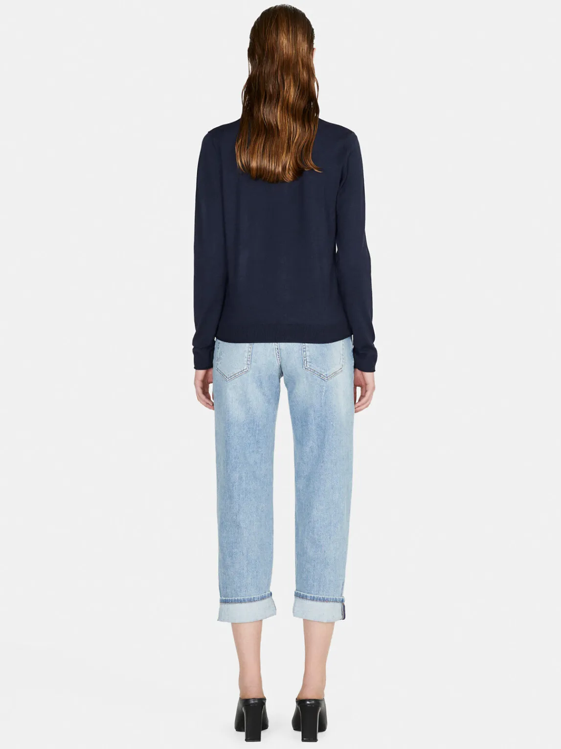 Women Sisley Jumpers & Knitwear<Solid Color Cardigan