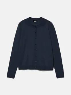 Women Sisley Jumpers & Knitwear<Solid Color Cardigan