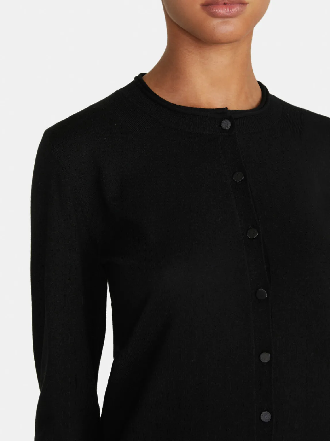 Women Sisley Jumpers & Knitwear<Solid Color Cardigan