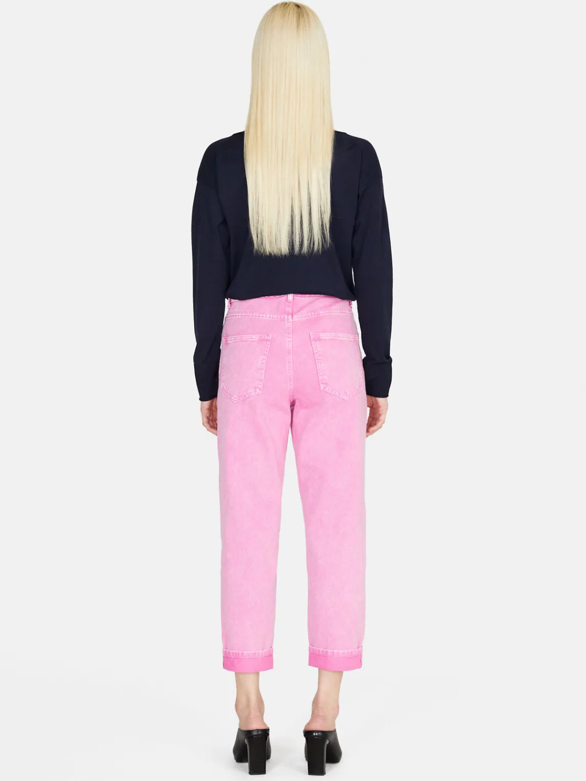 Women Sisley Jumpers & Knitwear<Solid Color Sweater With Boat Neck