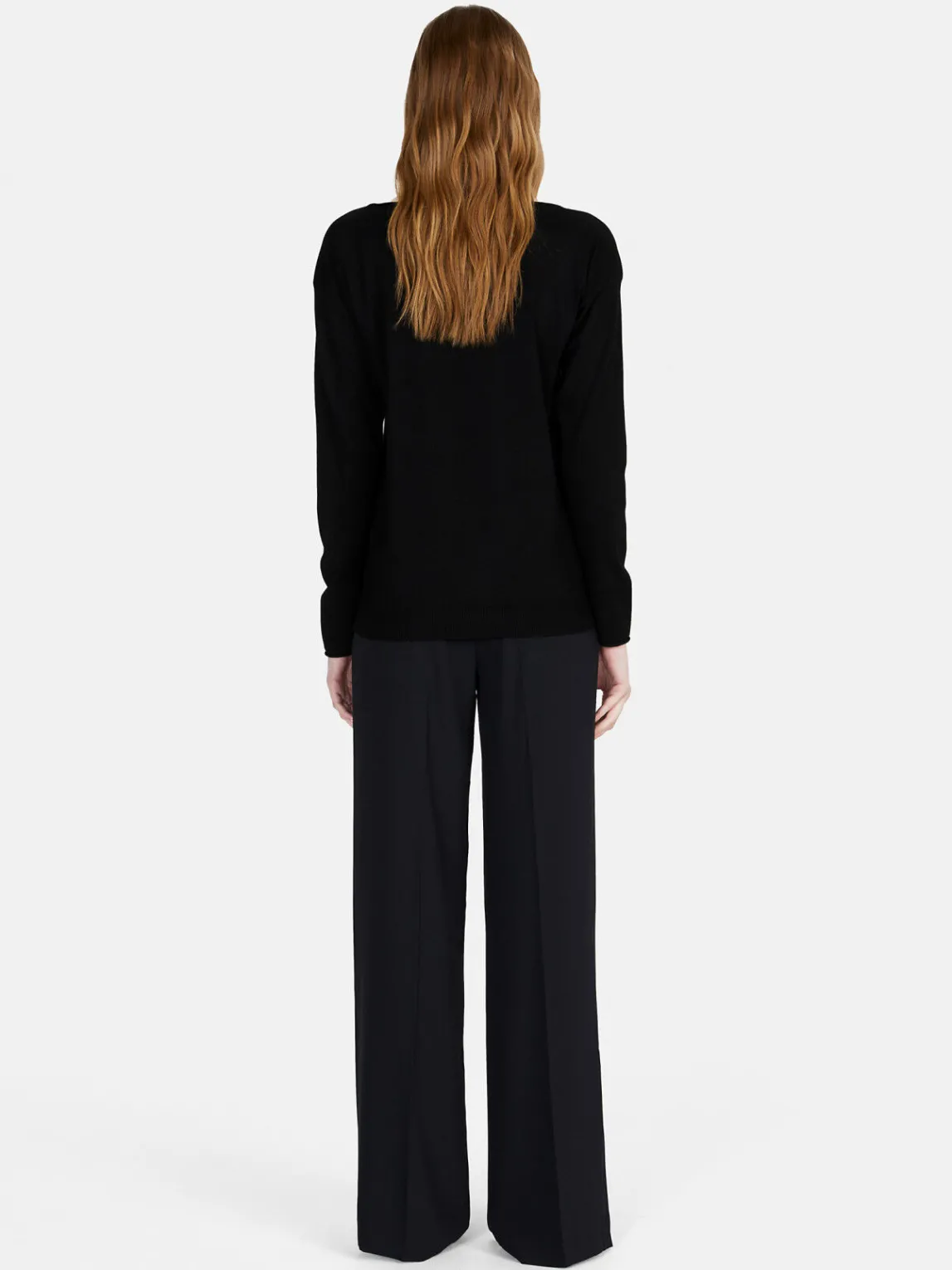 Women Sisley Jumpers & Knitwear<Solid Color Sweater With Boat Neck
