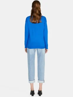 Women Sisley Jumpers & Knitwear<Solid Color Sweater With Boat Neck