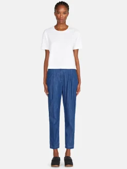Women Sisley Tops & T-Shirts<Solid Colored Cropped Oversized Fit T-Shirt