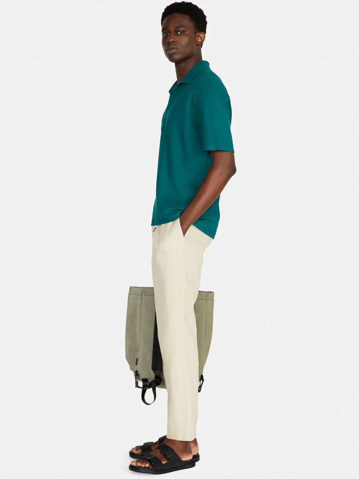 Men Sisley T-Shirts<Solid Colored Polo