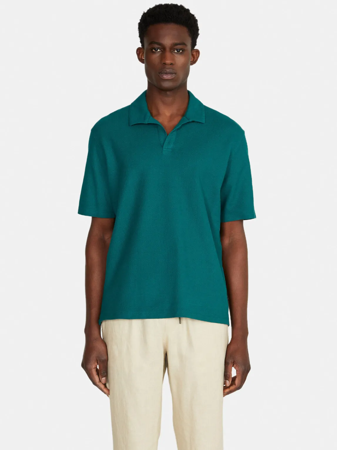 Men Sisley T-Shirts<Solid Colored Polo