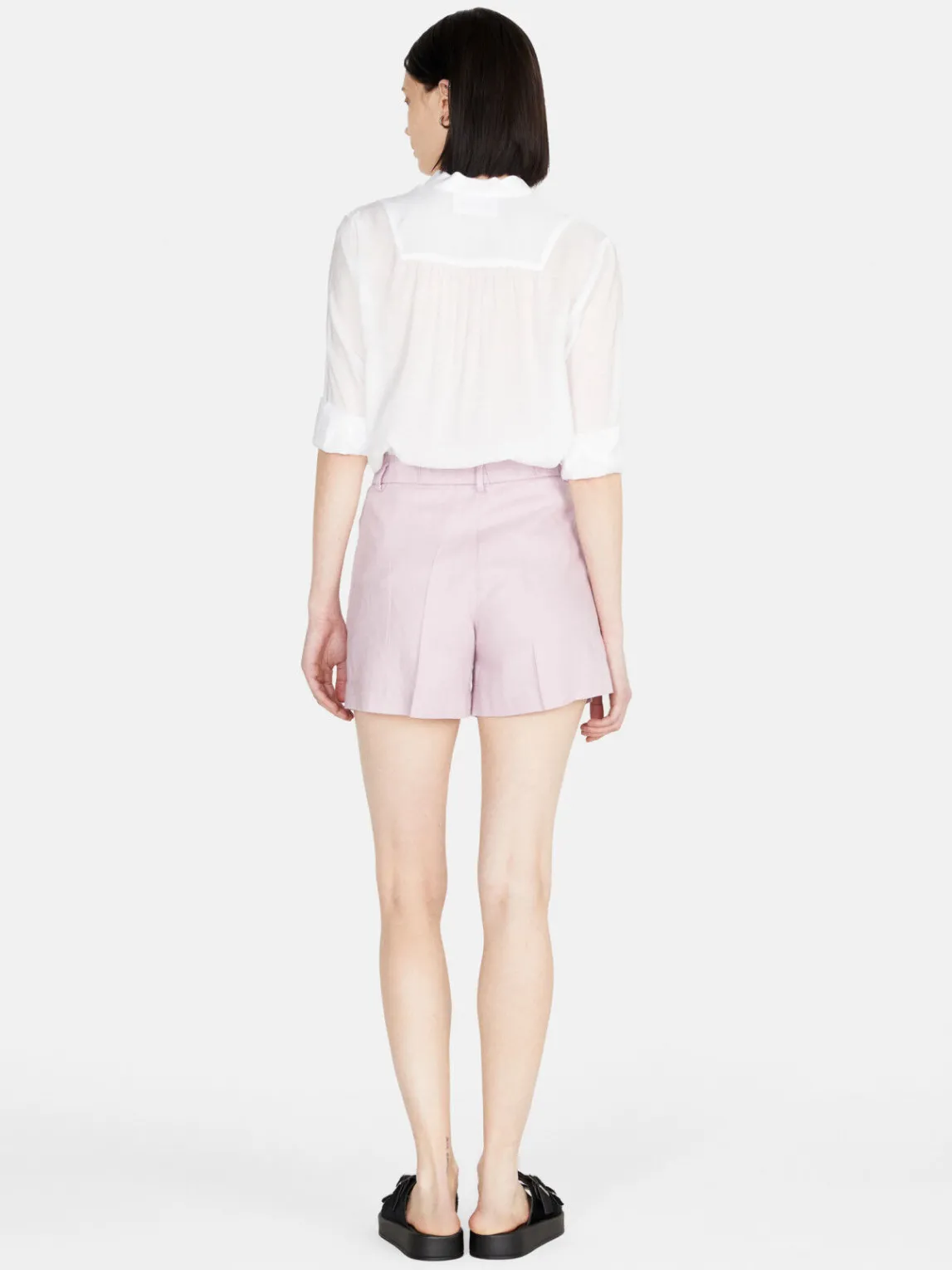 Women Sisley Trousers<Solid Colored Shorts