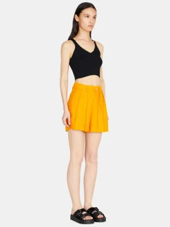 Women Sisley Trousers<Solid Colored Shorts