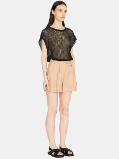 Women Sisley Trousers<Solid Colored Shorts