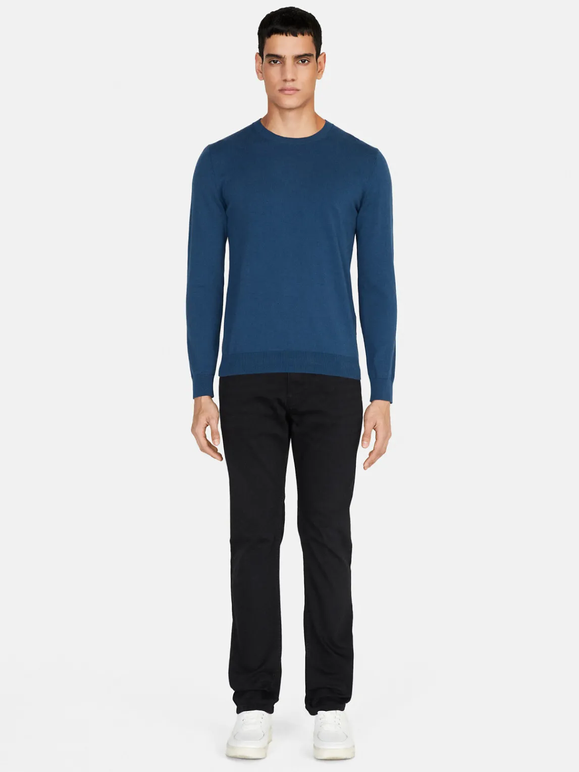 Men Sisley Jumpers & Knitwear<Solid Colored Sweater