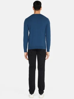 Men Sisley Jumpers & Knitwear<Solid Colored Sweater