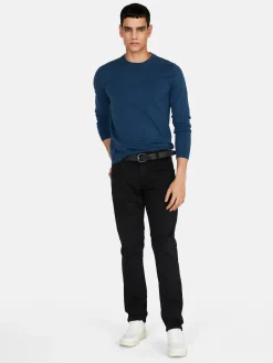 Men Sisley Jumpers & Knitwear<Solid Colored Sweater