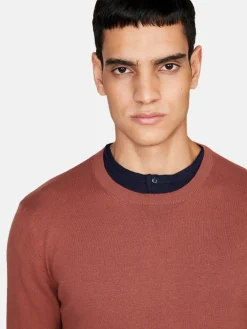 Men Sisley Jumpers & Knitwear<Solid Colo Sweater