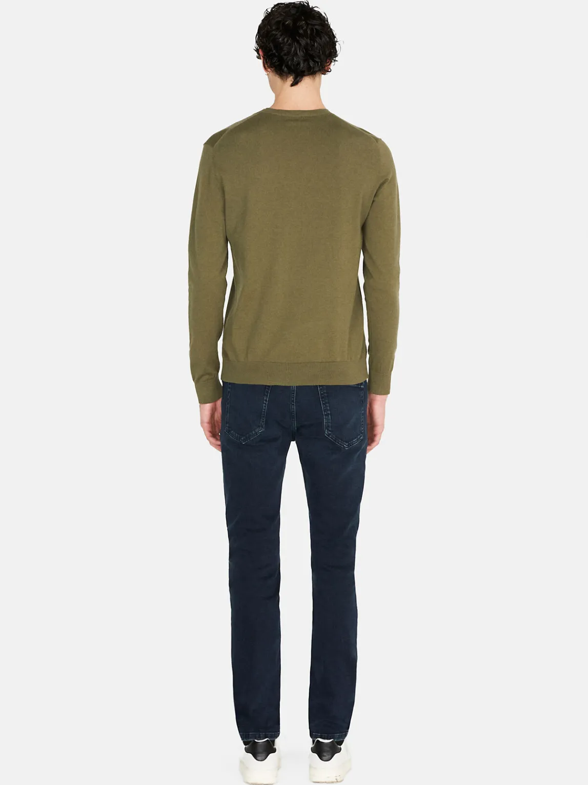 Men Sisley Jumpers & Knitwear<Solid Colored Sweater