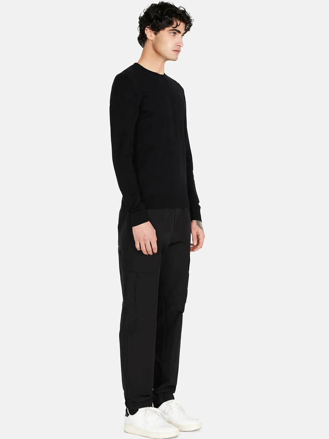 Men Sisley Jumpers & Knitwear<Solid Colored Sweater