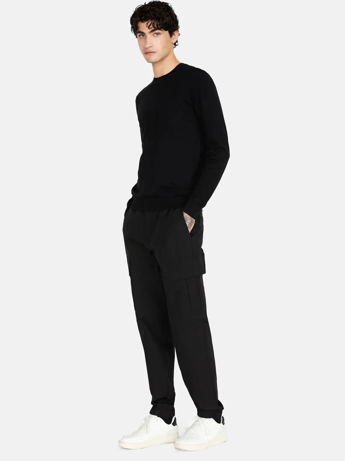 Men Sisley Jumpers & Knitwear<Solid Colored Sweater