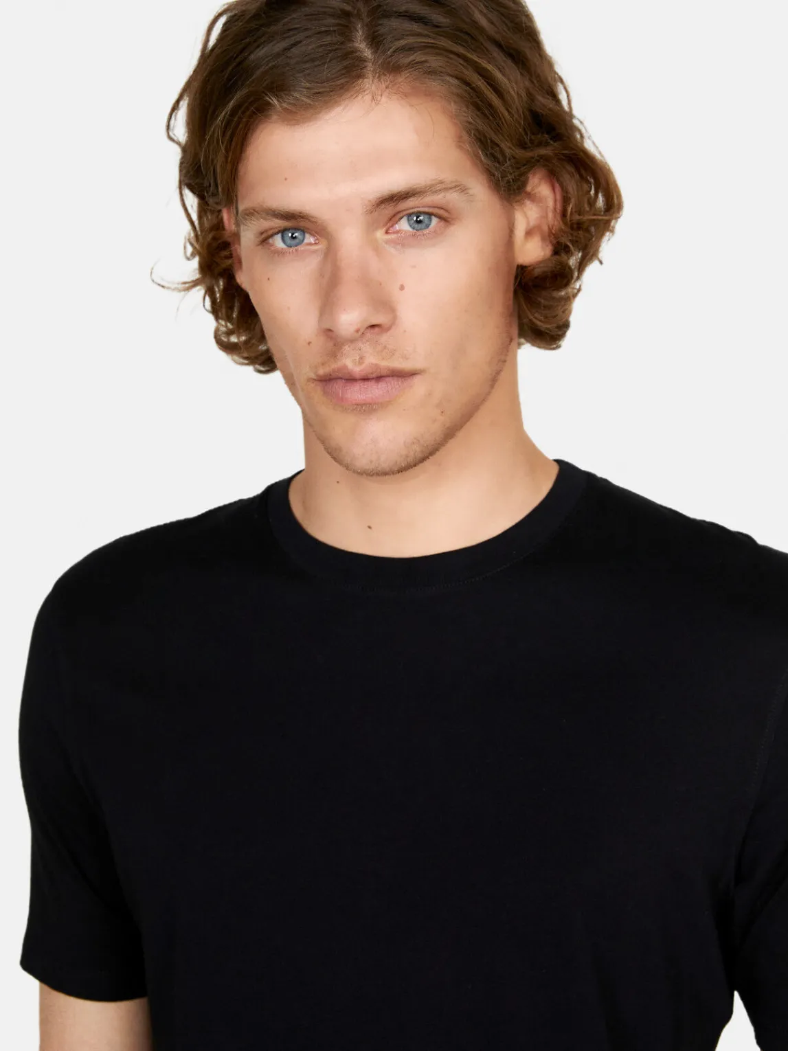 Men Sisley T-Shirts<Solid Colored T-Shirt