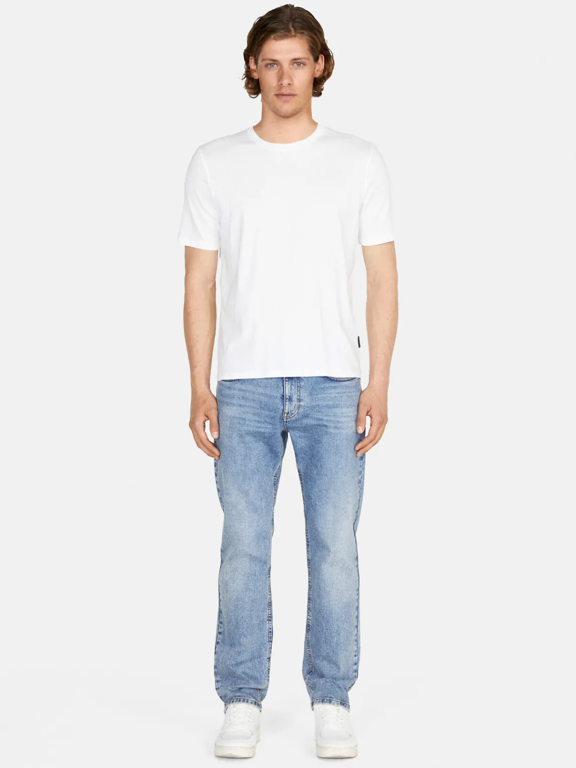 Men Sisley T-Shirts<Solid Colored T-Shirt