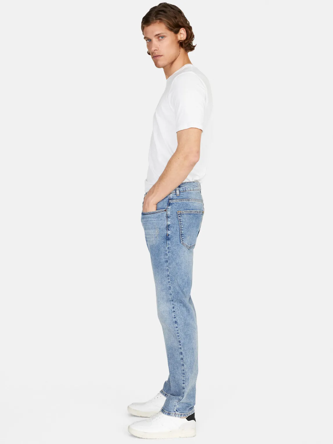 Men Sisley T-Shirts<Solid Colored T-Shirt