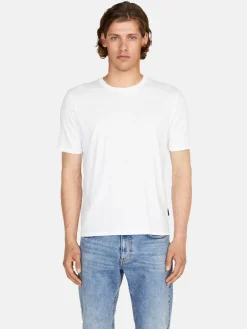 Men Sisley T-Shirts<Solid Colored T-Shirt