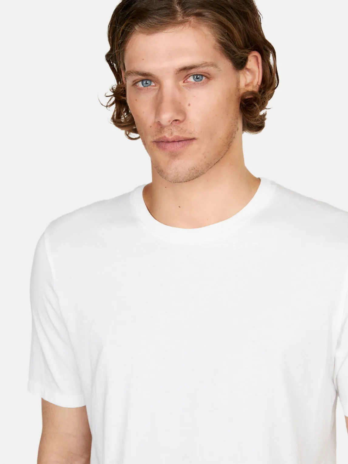 Men Sisley T-Shirts<Solid Colored T-Shirt