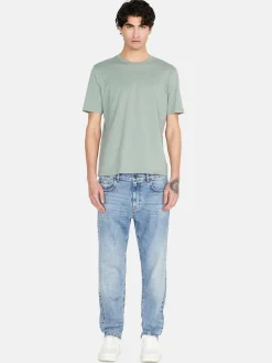 Men Sisley T-Shirts<Solid Colored T-Shirt