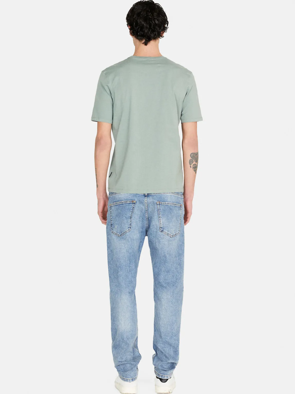 Men Sisley T-Shirts<Solid Colored T-Shirt