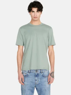 Men Sisley T-Shirts<Solid Colored T-Shirt