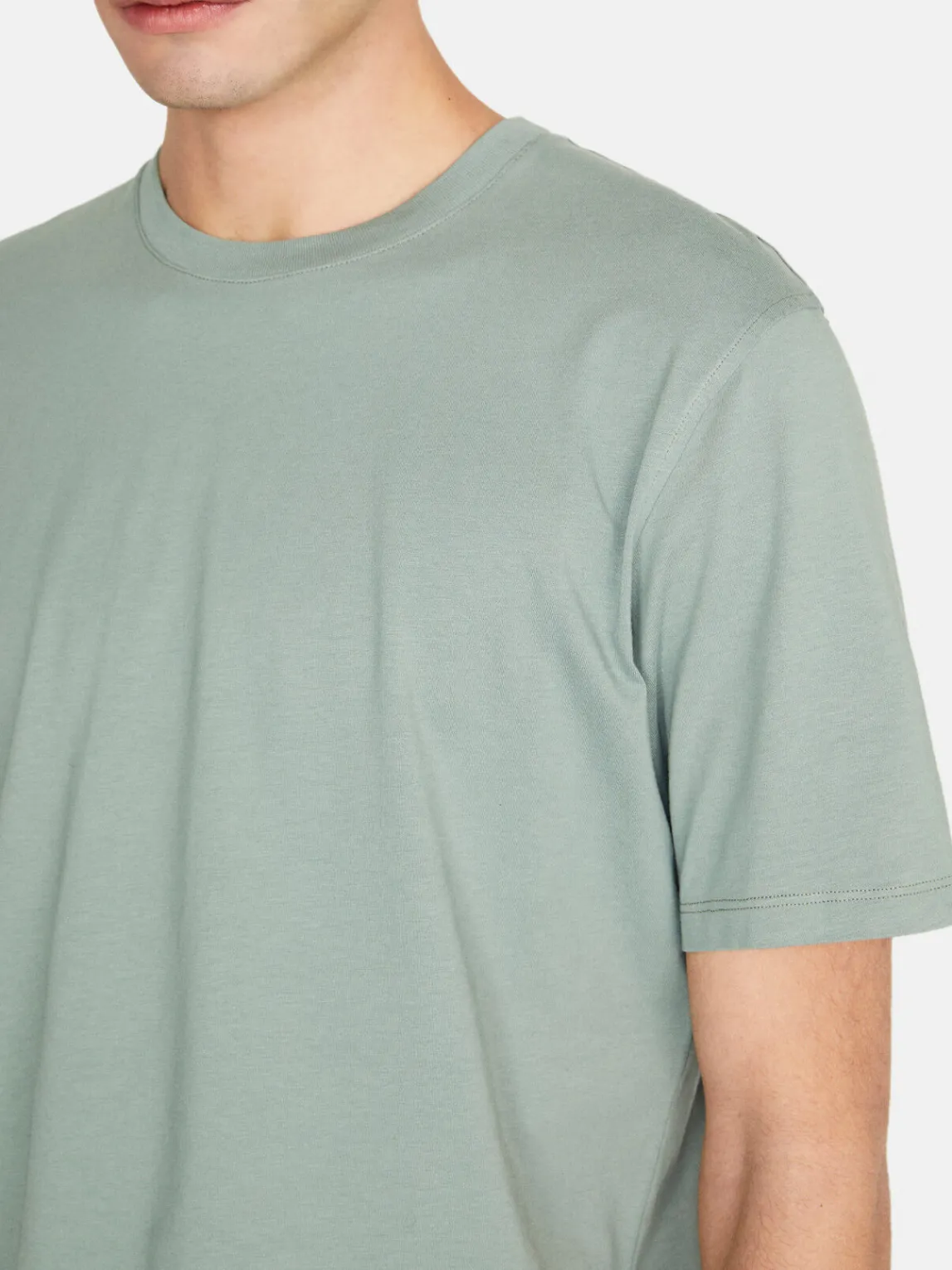 Men Sisley T-Shirts<Solid Colored T-Shirt