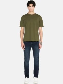 Men Sisley T-Shirts<Solid Colored T-Shirt