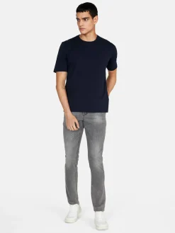 Men Sisley T-Shirts<Solid Colored T-Shirt