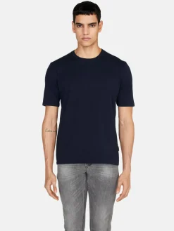 Men Sisley T-Shirts<Solid Colored T-Shirt