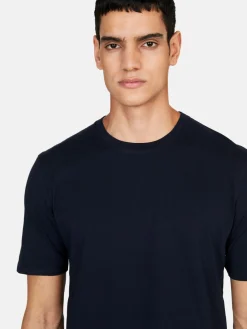 Men Sisley T-Shirts<Solid Colored T-Shirt