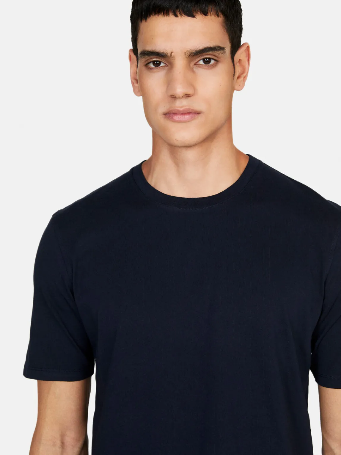 Men Sisley T-Shirts<Solid Colored T-Shirt