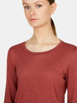 Women Sisley Tops & T-Shirts<Solid Colo T-Shirt