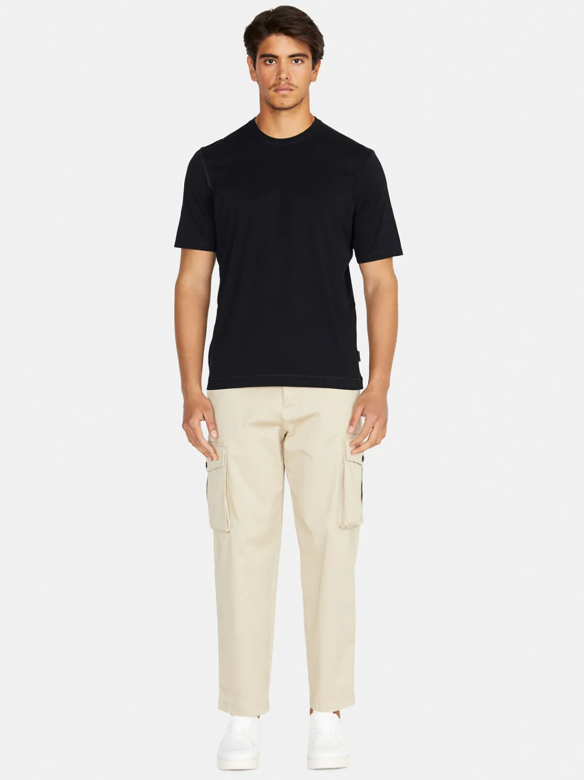 Men Sisley T-Shirts<Solid Colored T-Shirt