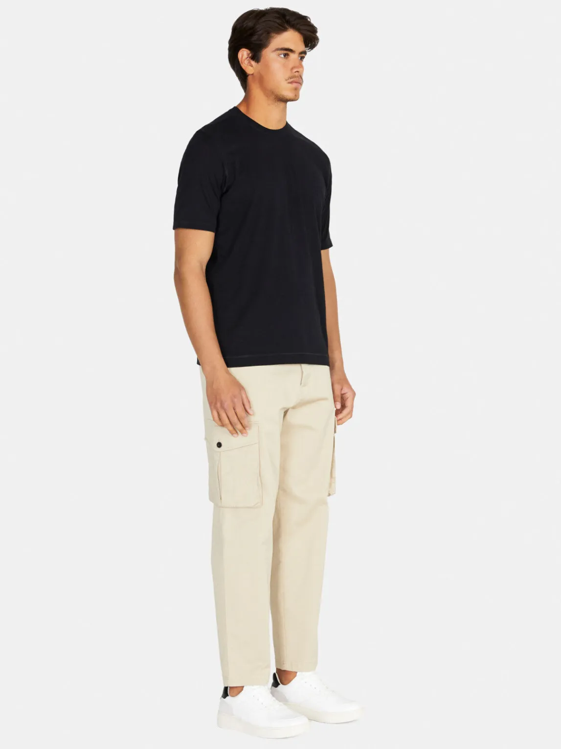 Men Sisley T-Shirts<Solid Colored T-Shirt