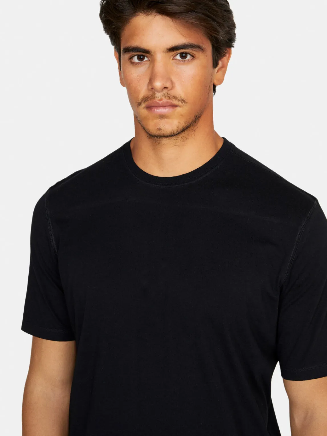 Men Sisley T-Shirts<Solid Colored T-Shirt
