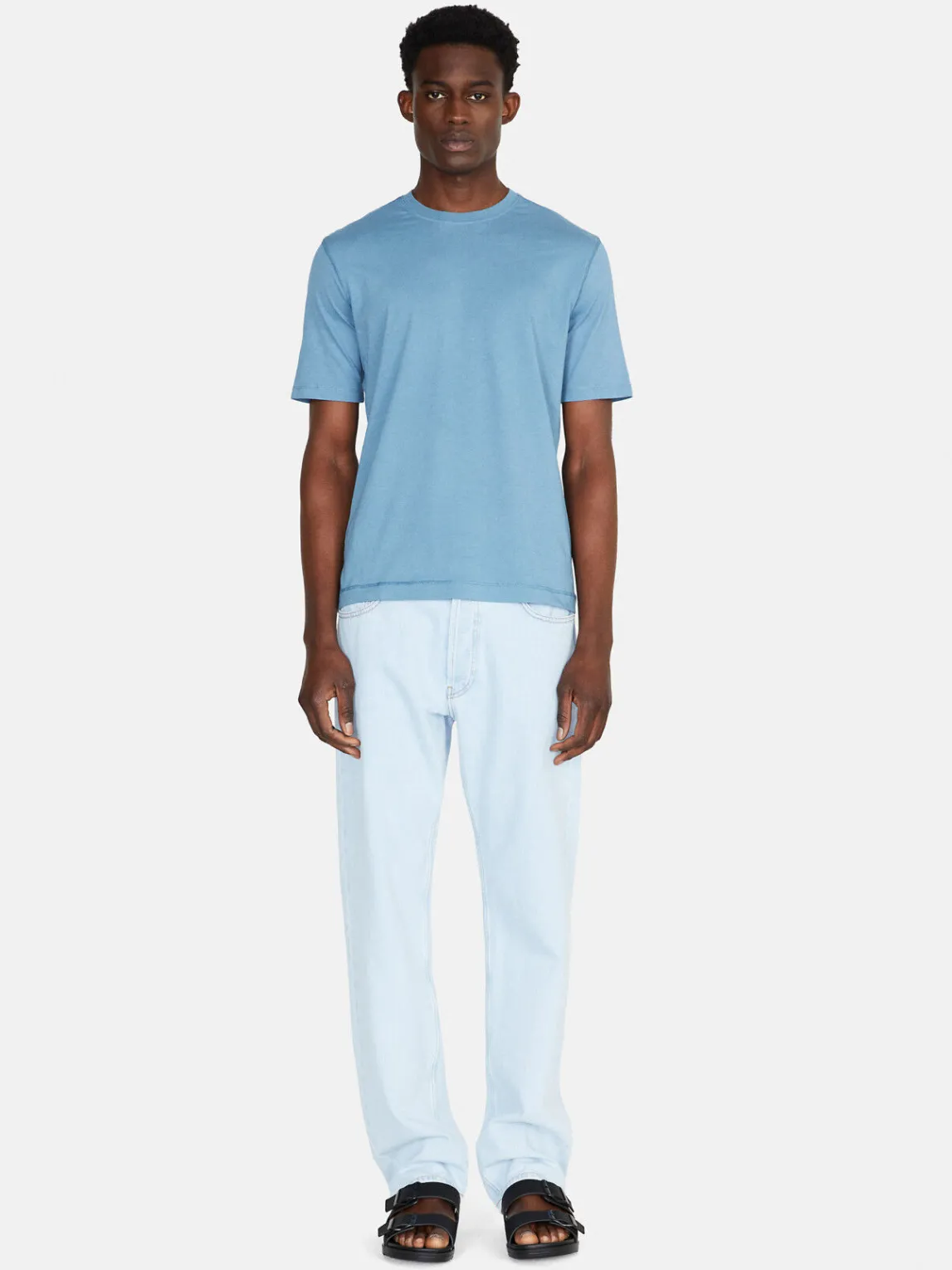 Men Sisley T-Shirts<Solid Colored T-Shirt