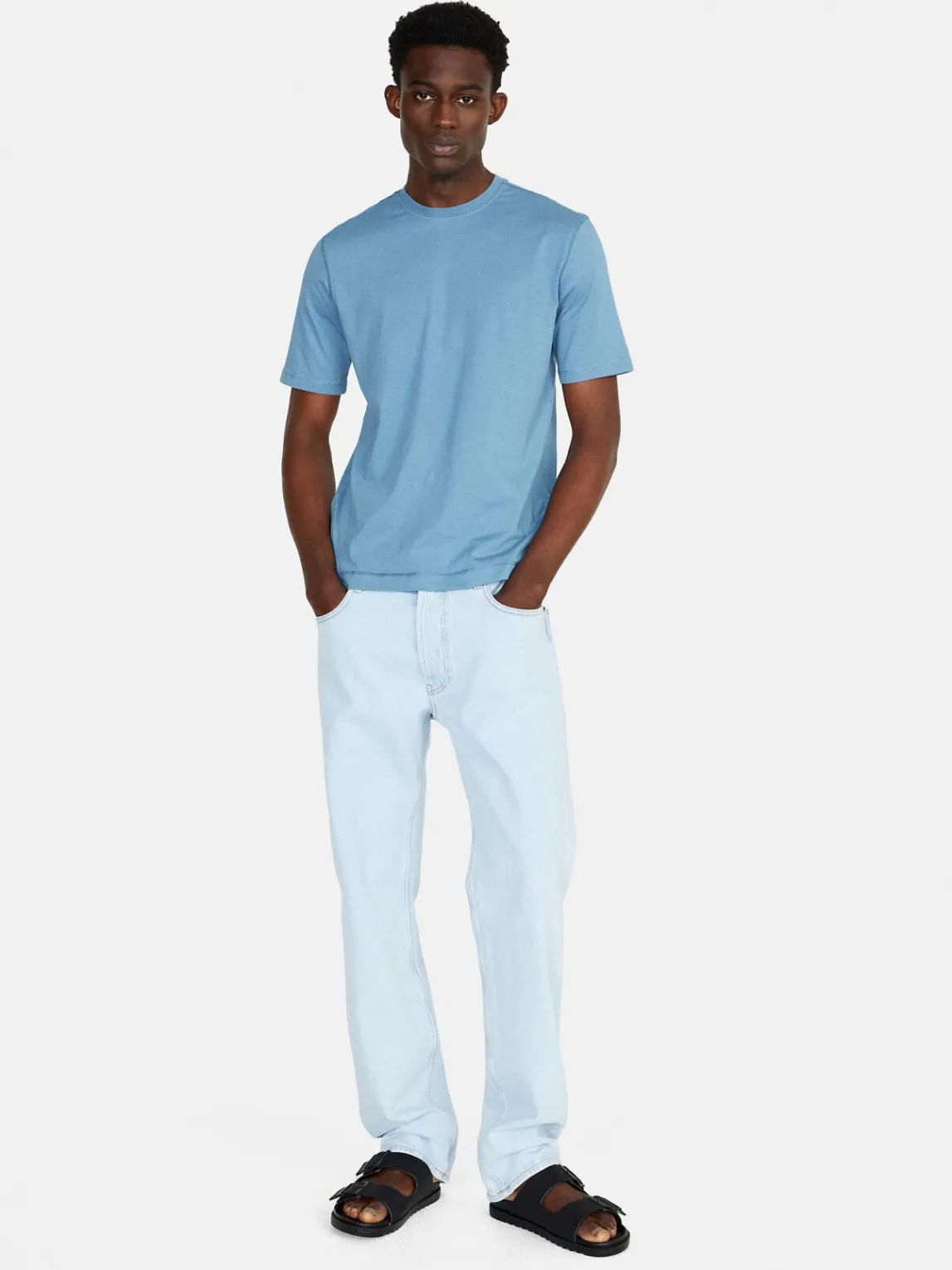 Men Sisley T-Shirts<Solid Colored T-Shirt