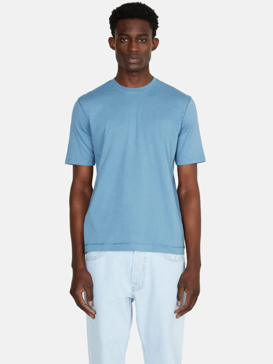 Men Sisley T-Shirts<Solid Colored T-Shirt
