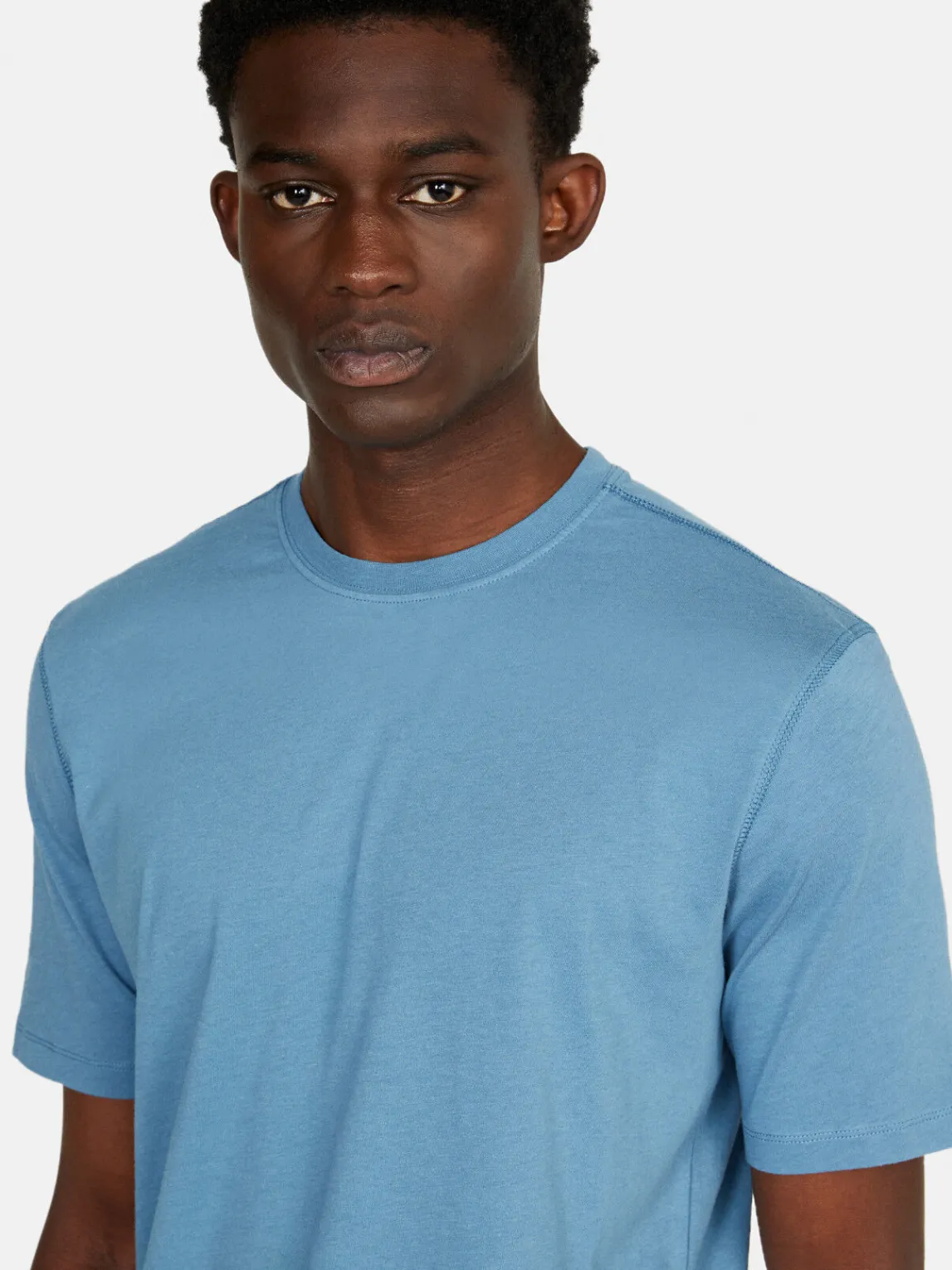 Men Sisley T-Shirts<Solid Colored T-Shirt
