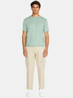 Men Sisley T-Shirts<Solid Colored T-Shirt