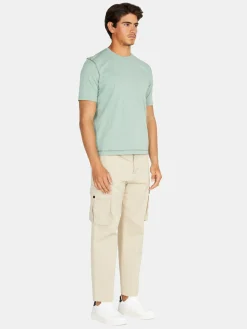 Men Sisley T-Shirts<Solid Colored T-Shirt