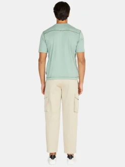 Men Sisley T-Shirts<Solid Colored T-Shirt