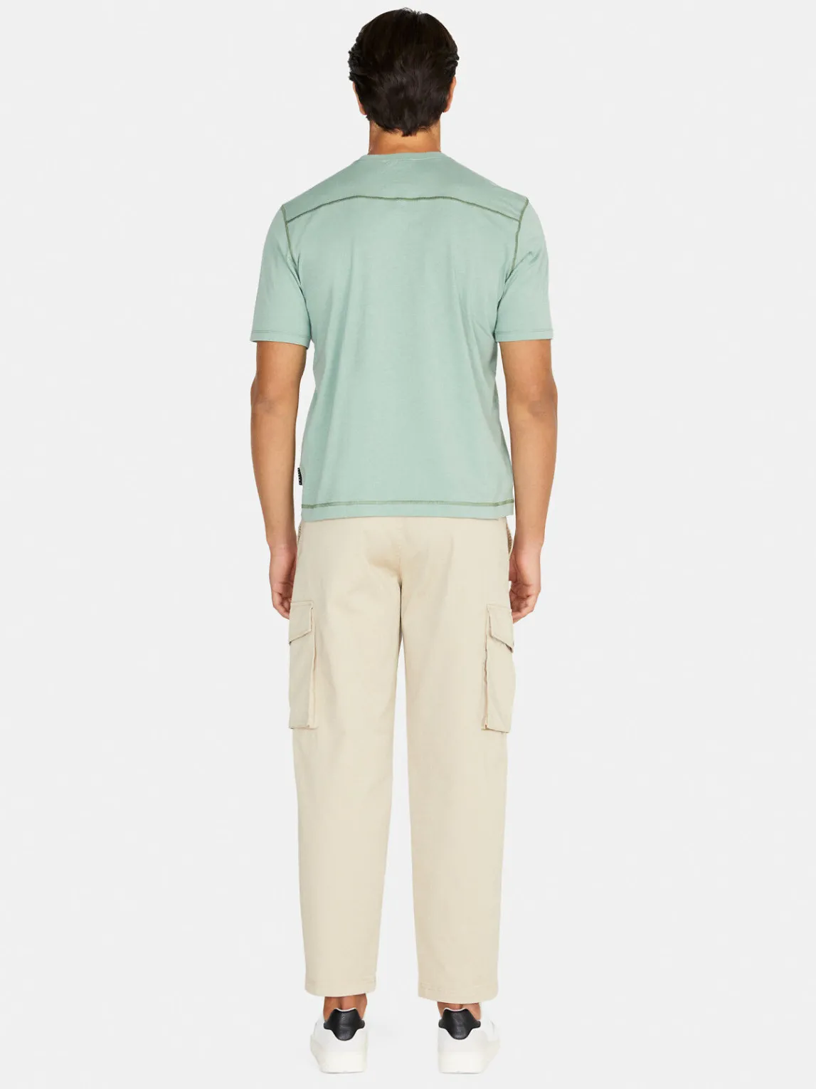 Men Sisley T-Shirts<Solid Colored T-Shirt