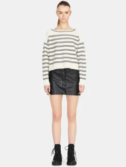Women Sisley Jumpers & Knitwear<Striped Sheath Sweater
