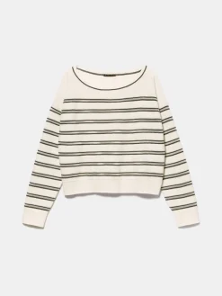 Women Sisley Jumpers & Knitwear<Striped Sheath Sweater